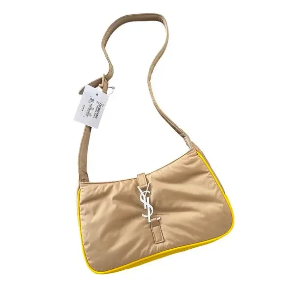 YSL Saint Laurent Women’s Le 5 À 7 Nylon Shoulder Bag Crossbody Made In Italy - Picture 3 of 16